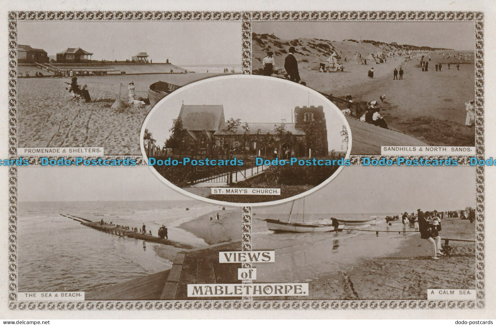 R009717 Views Of Mablethorpe. Multi View. Kingsway. RP. 1922 - Monde