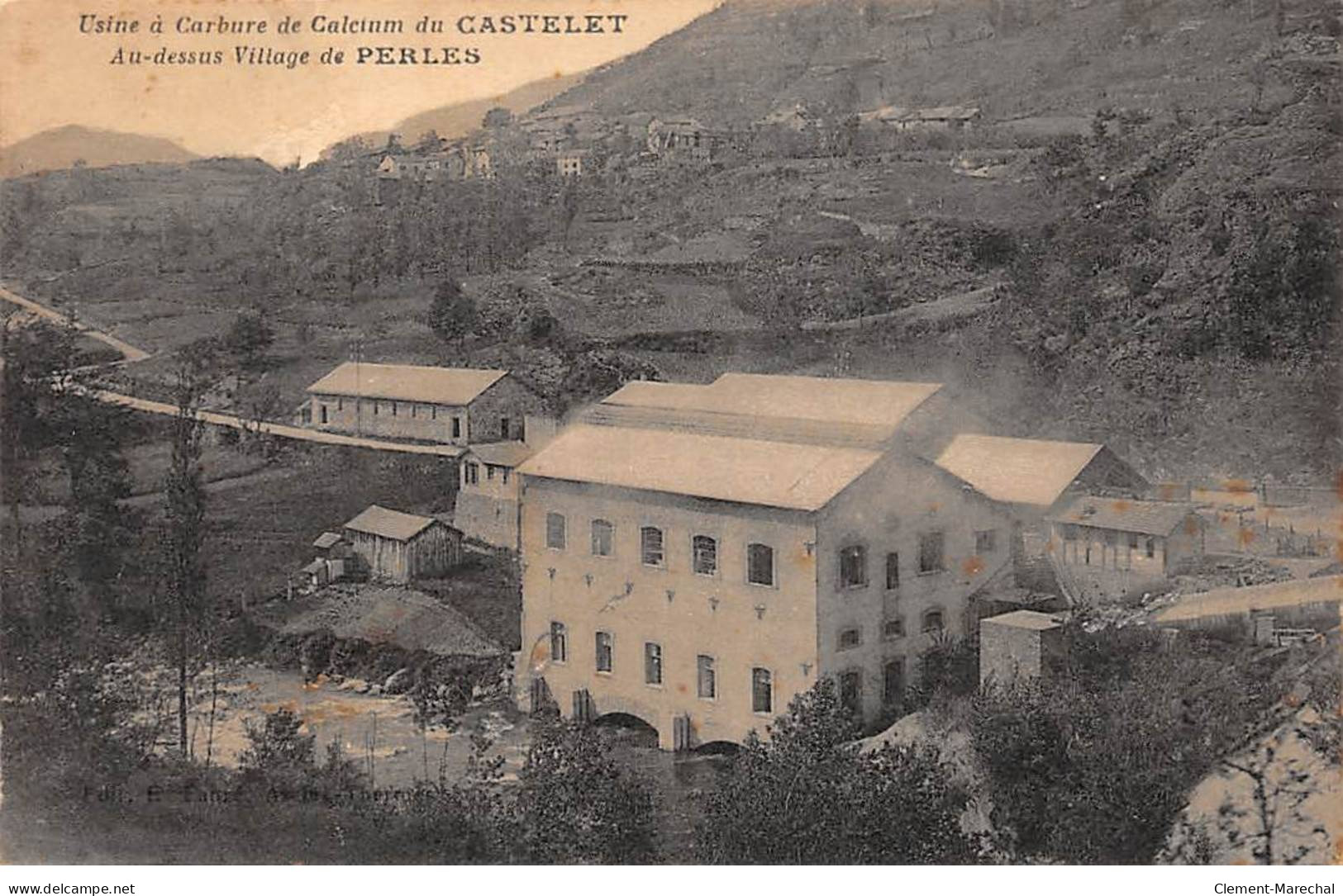 Usine à Carbure De Calcium Du CASTELET - Au Dessus Village De PERLES - Très Bon état - Le Castellet