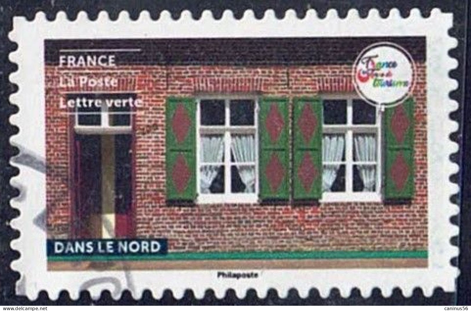 2022 Yt AA 2179 (o) France Terre De Tourisme - Habitats Typiques Dans Le Nord - Used Stamps
