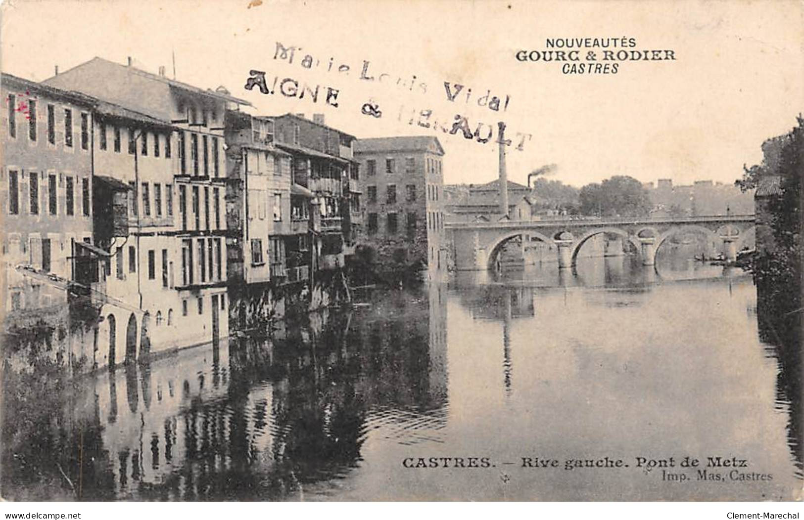 CASTRES - Rive Gauche - Pont De Metz - Très Bon état - Castres