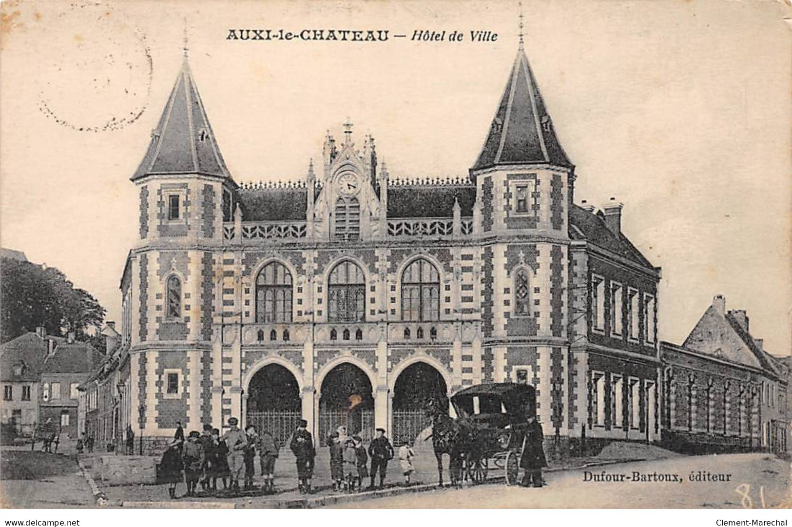 AUXI LE CHATEAU - Hôtel De Ville - Très Bon état - Auxi Le Chateau