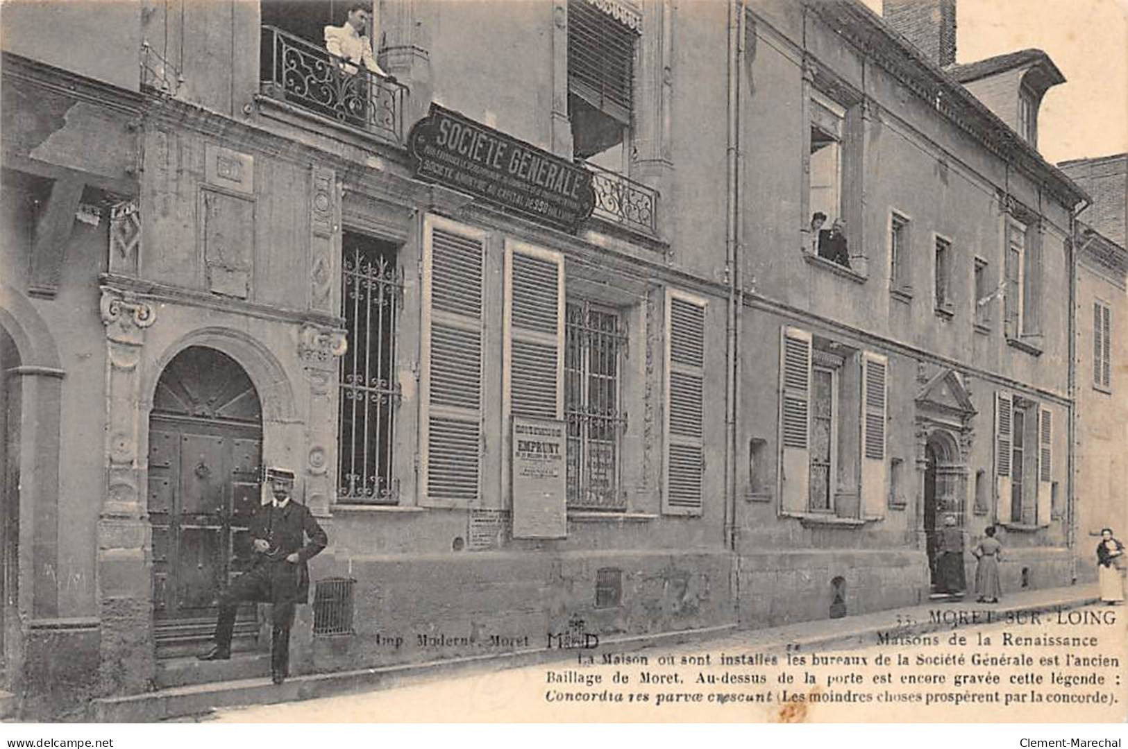 MORET SUR LOING - Maisons De La Renaissance - Très Bon état - Moret Sur Loing