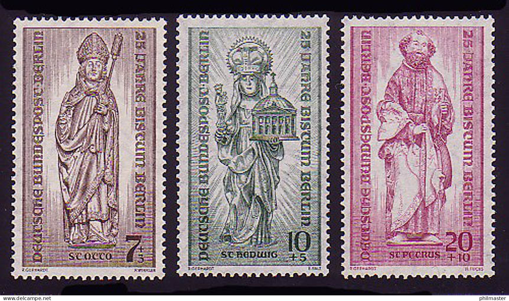 132-134 Bistum Berlin - Satz ** Postfrisch - Unused Stamps