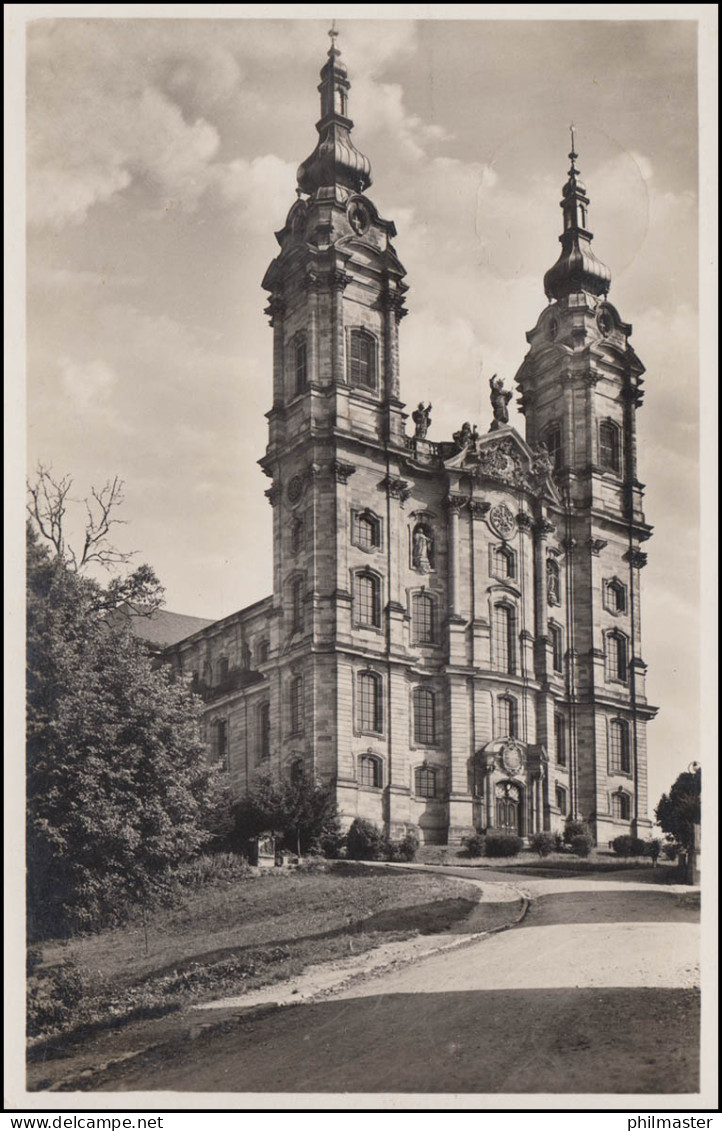 Landpost Vierzehnheiligen über Lichtenfels 1940 Auf Passender AK Basilika - Autres & Non Classés