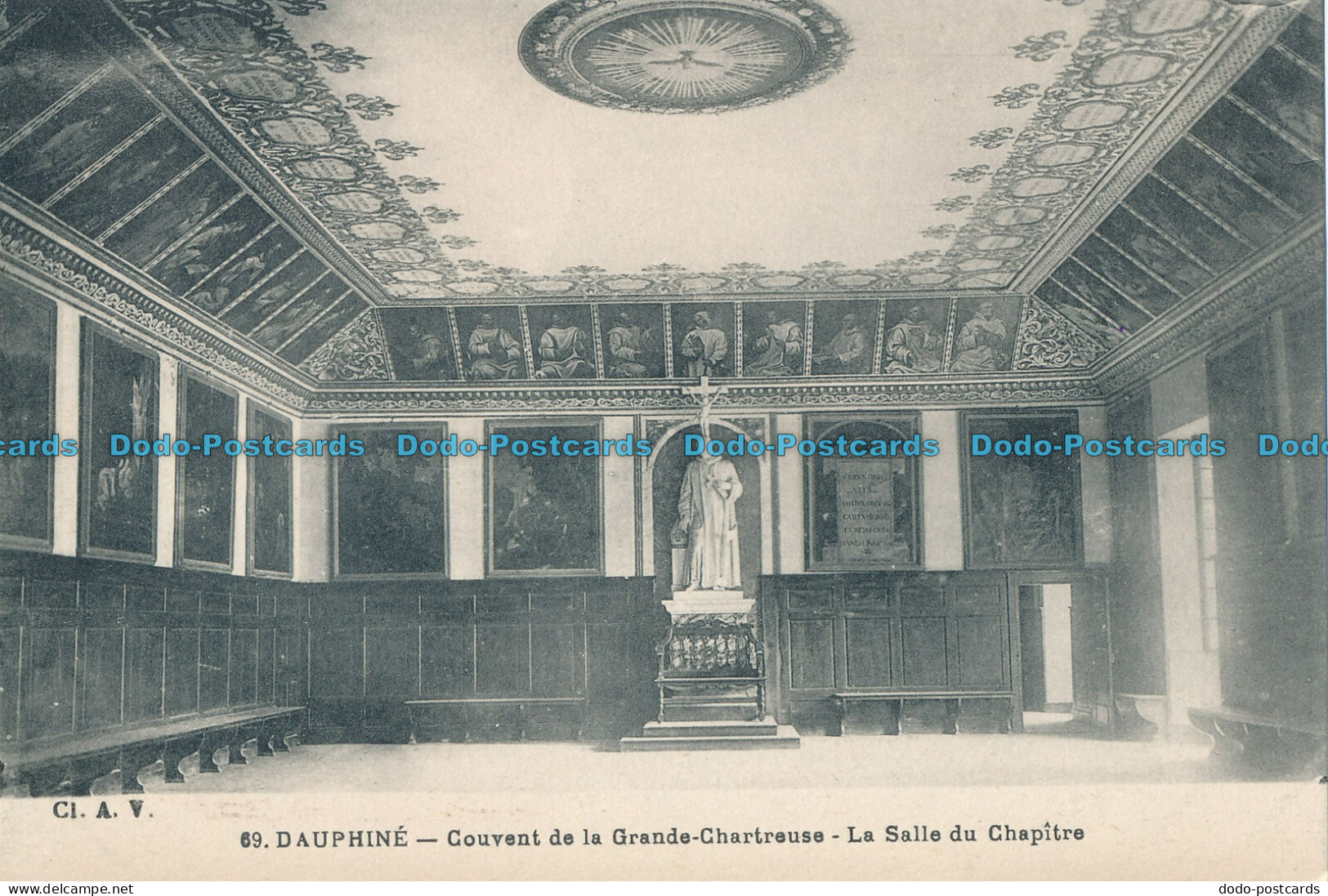 R010903 Dauphine. Couvent De La Grande Chartreuse. La Salle Du Chapitre. No 69 - Monde
