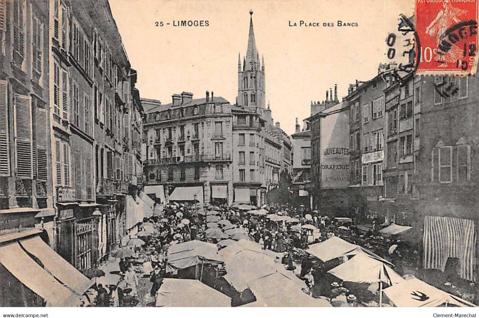 LIMOGES - La Place Des Bancs - Très Bon état - Limoges