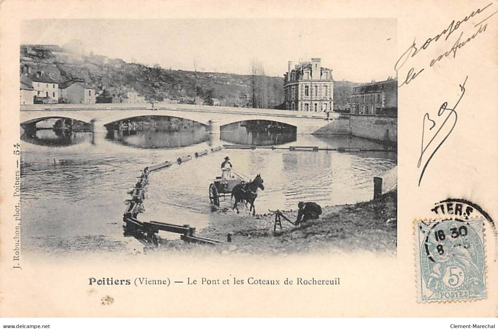 POITIERS - Le Pont Et Les Coteaux De Rochereuil - Très Bon état - Poitiers
