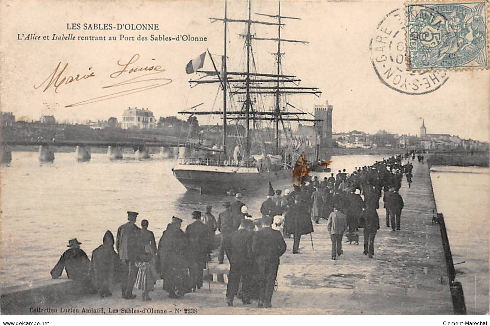 LES SABLES D'OLONNE - L'Alice Et Isabelle Au Port Des Sables D'Olonnes - Très Bon état - Sables D'Olonne