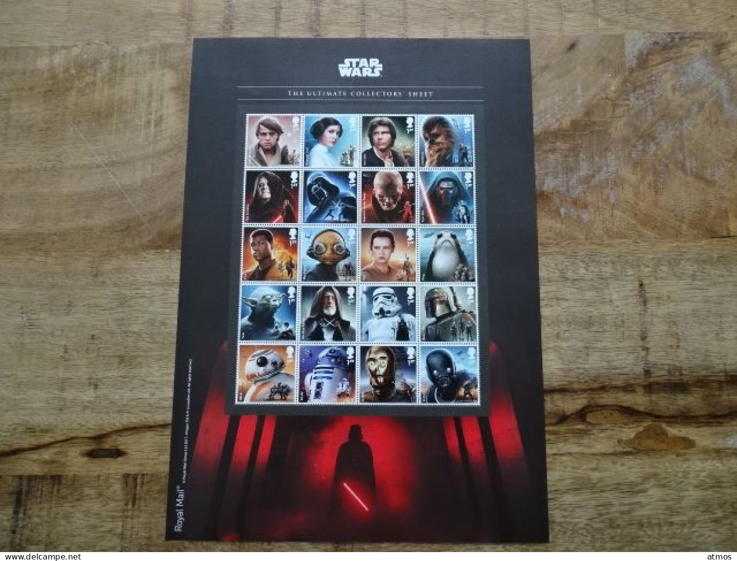 Great Britain MNH Limited Edition Sheet Star Wars The Ultima - Blokken & Velletjes