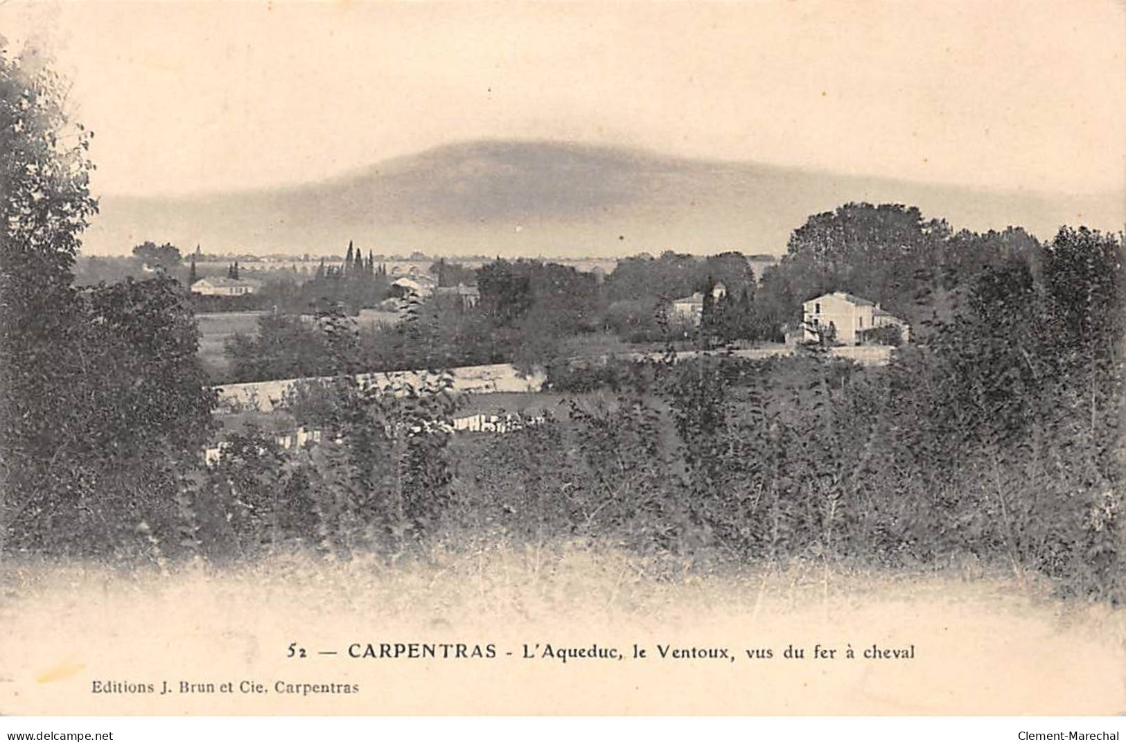 CARPENTRAS - L'Aqueduc - Le Ventoux Vus Du Fer à Cheval - Très Bon état - Carpentras