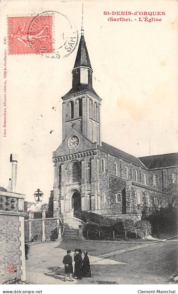 SAINT DENIS D'ORQUES - L'Eglise - Très Bon état - Autres & Non Classés