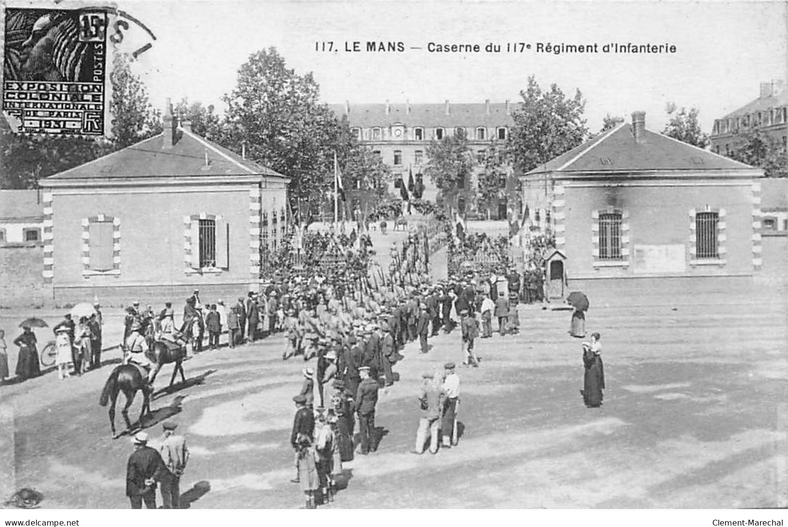 LE MANS - Caserne Du 117e Régiment D'Infanterie - Très Bon état - Le Mans