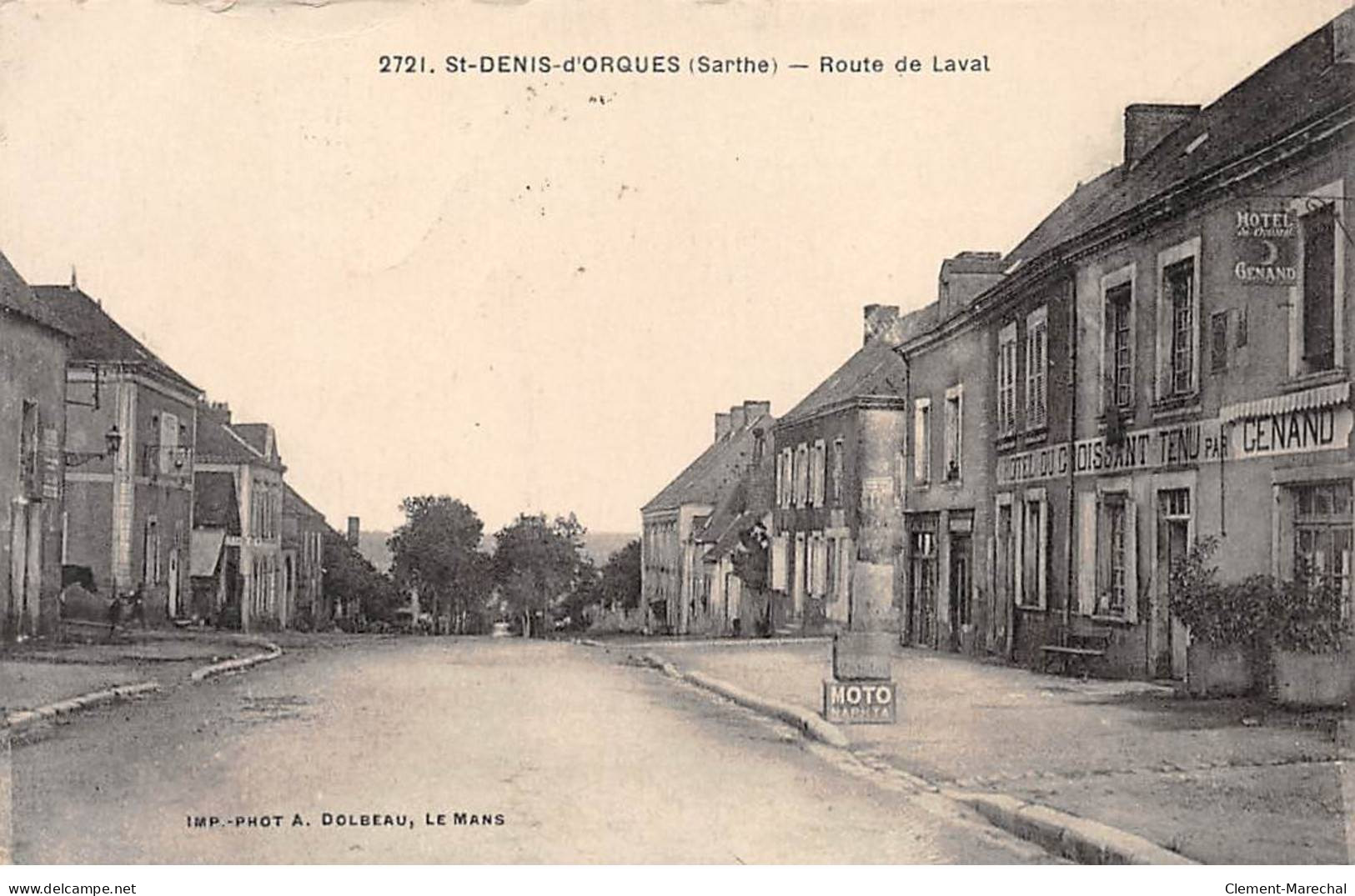 SAINT DENIS D'ORQUES -Route De Laval - état - Autres & Non Classés