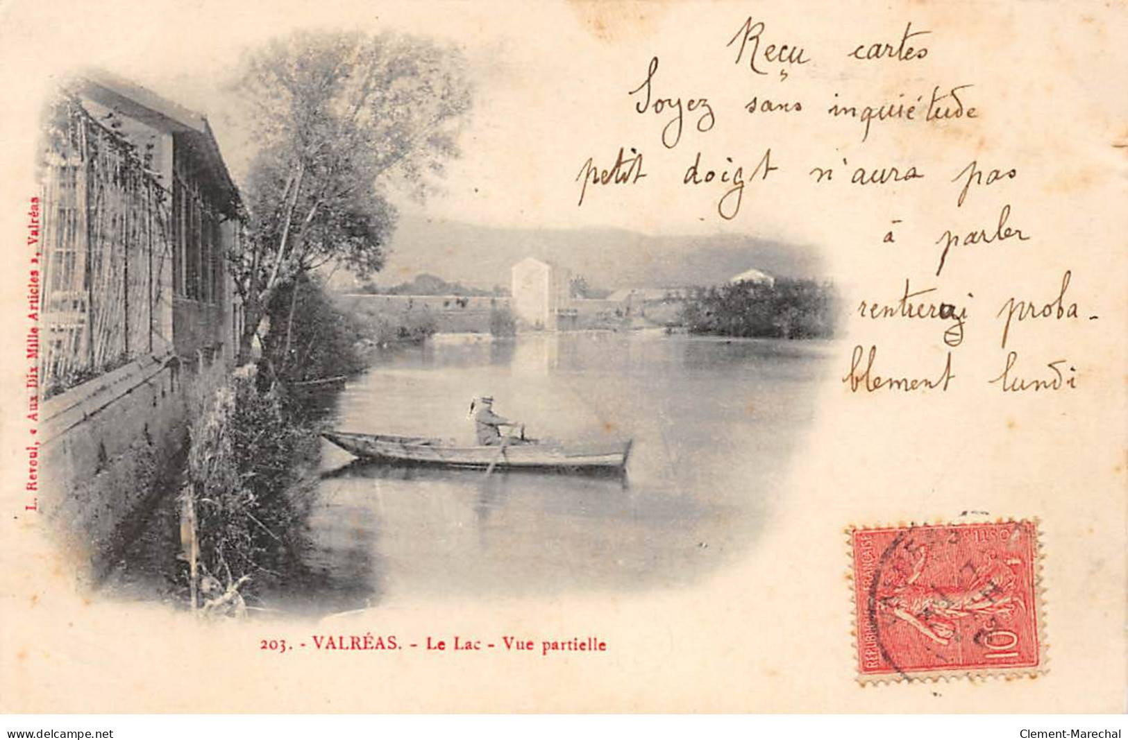 VALREAS - Le Lac - Vue Partielle - état - Valreas