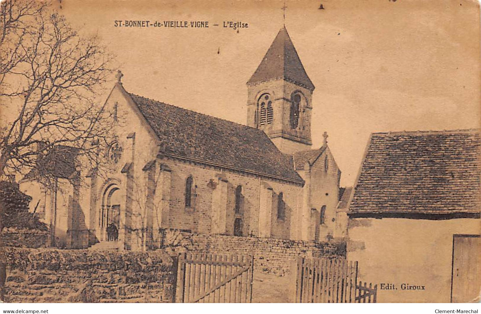 SAINT BONNET DE VIEILLE VIGNE - L'Eglise - Très Bon état - Autres & Non Classés