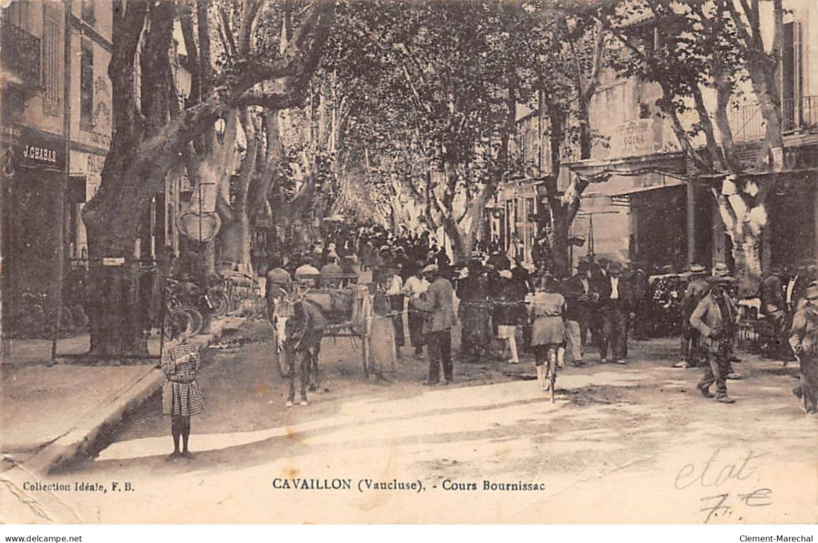 CAVAILLON - Cours Bournissac - état - Cavaillon