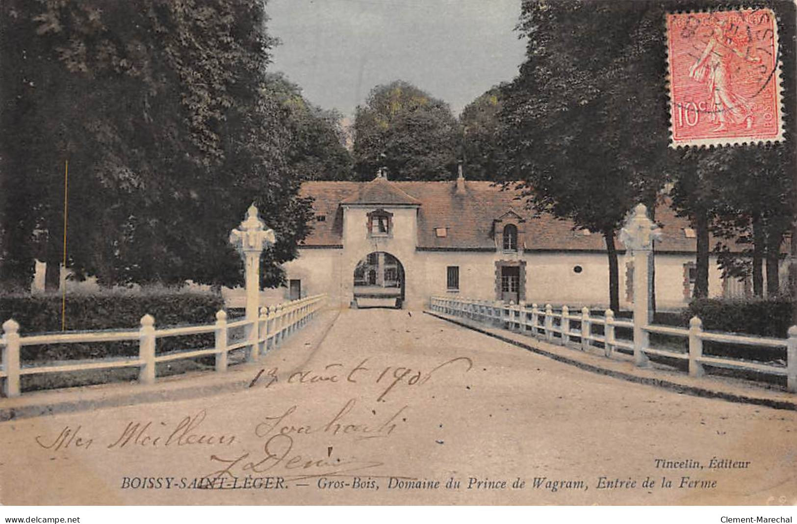 BOISSY SAINT LEGER - Gros Bois - Domaine Du Prince De Wagram - Entrée De La Ferme - Très Bon état - Boissy Saint Leger