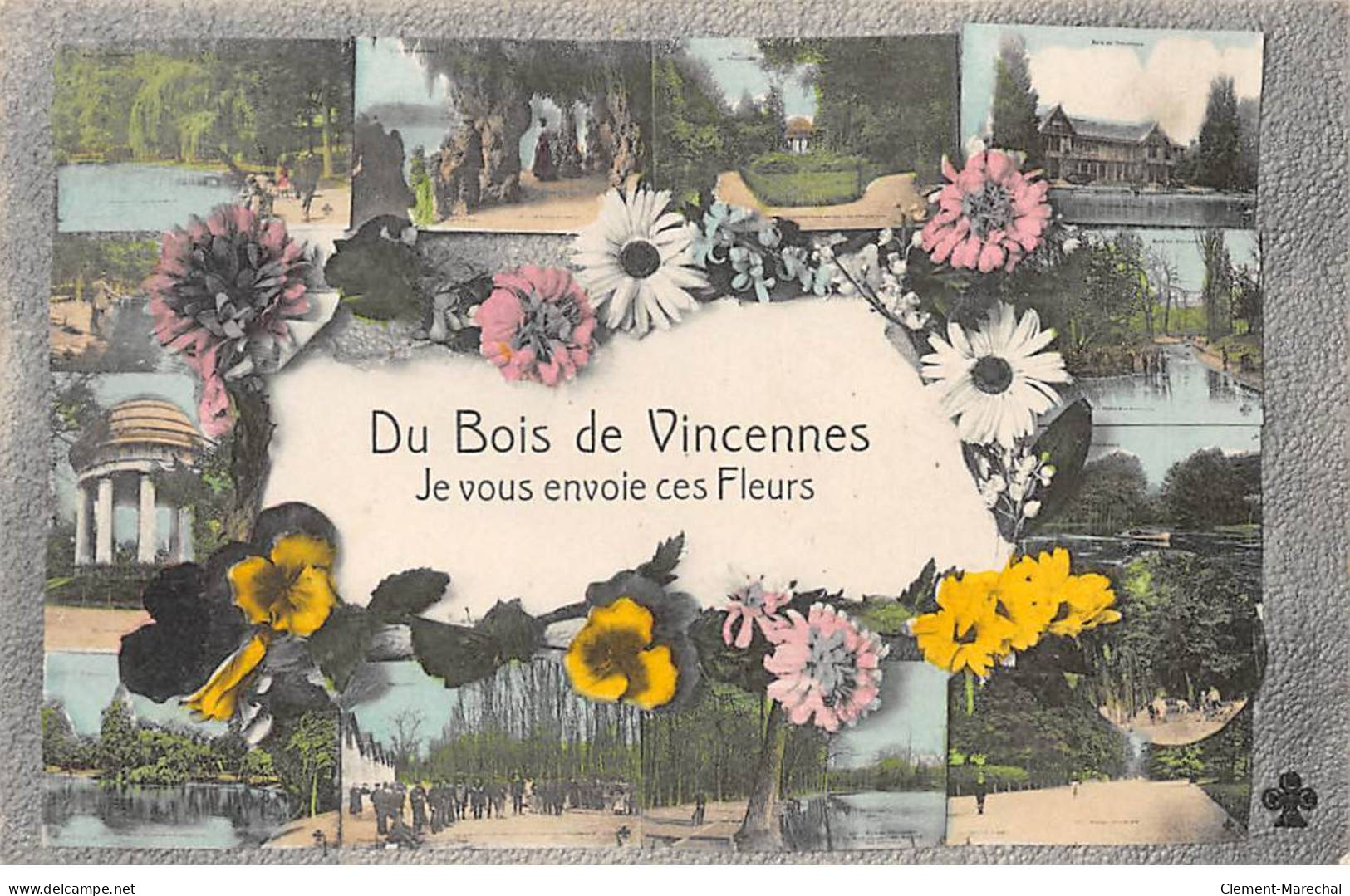 Du Bois De VINCENNES - Je Vous Envoie Ces Fleurs - état - Vincennes