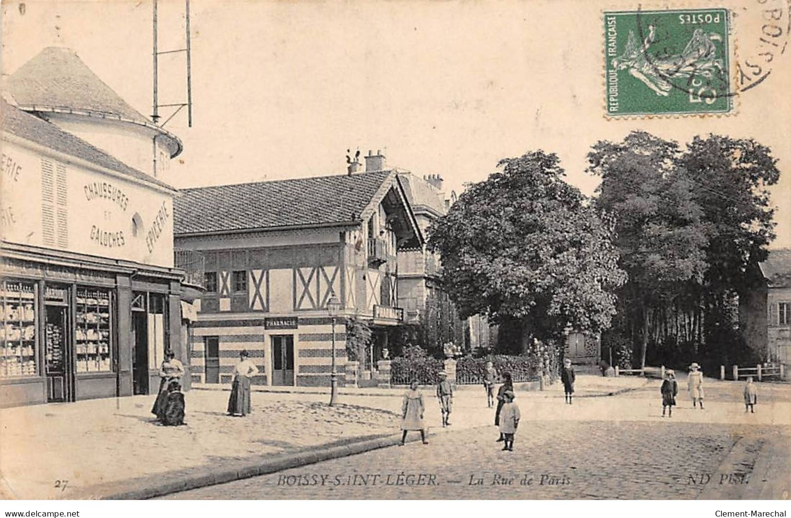 BOISSY SAINT LEGER - La Rue De Paris - état - Boissy Saint Leger