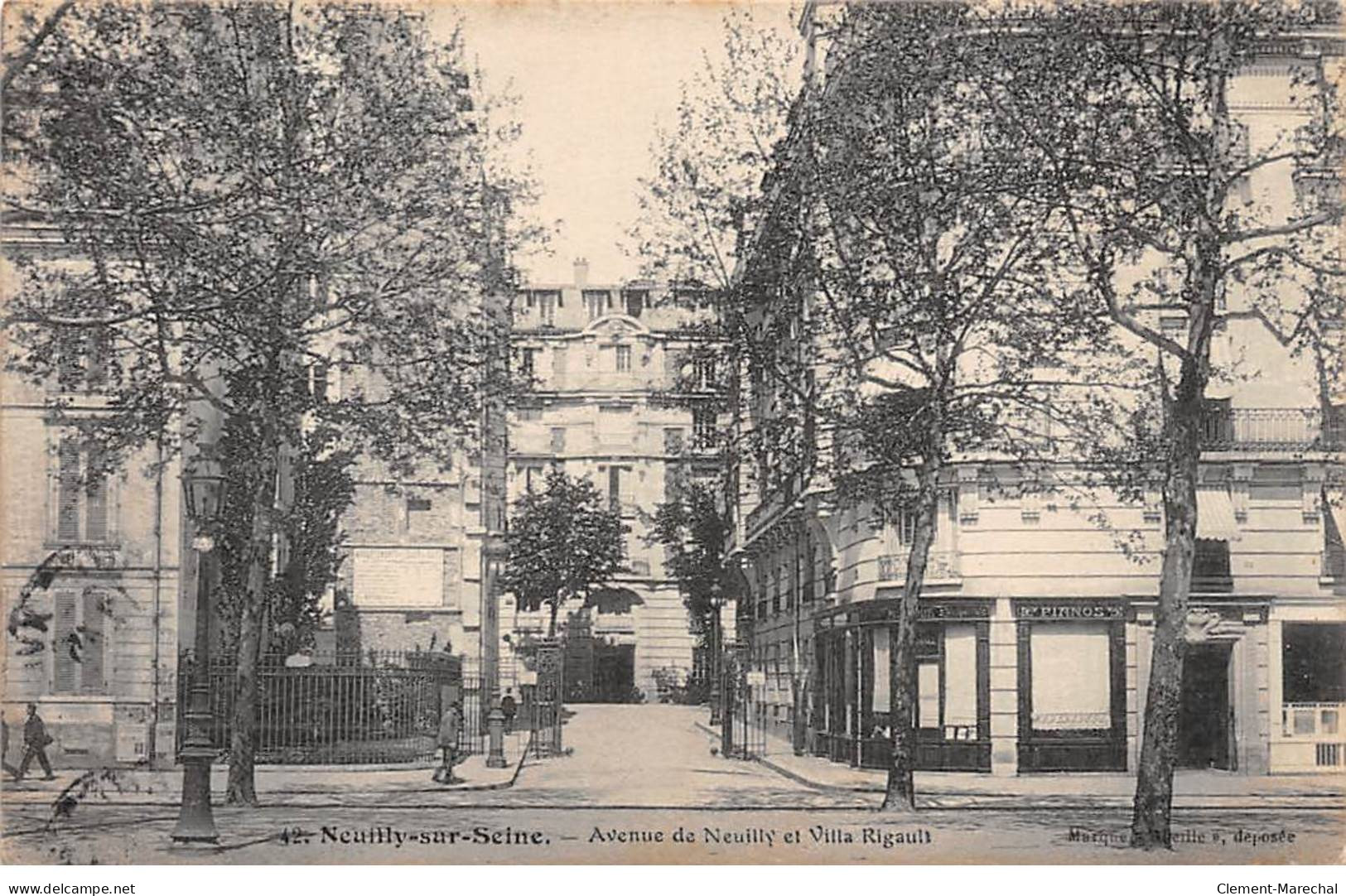 NEUILLY SUR SEINE - Avenue De Neuilly Et Villa Rigault - Très Bon état - Neuilly Sur Seine