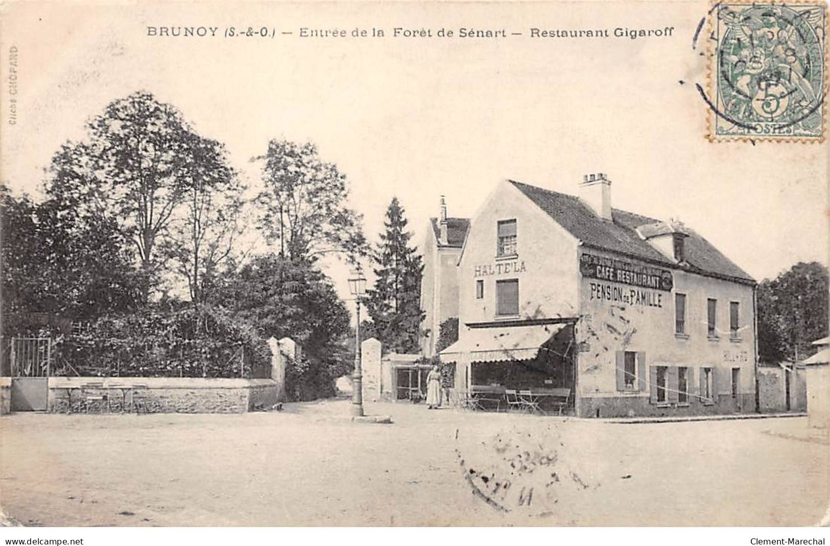 BRUNOY - Entrée De La Forêt De Sénart - Restaurant Gigaroff - Très Bon état - Brunoy