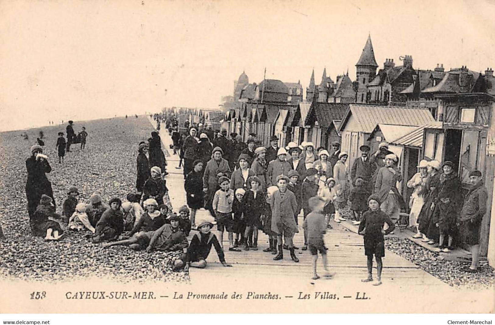 CAYEUX SUR MER - La Promenade Des Planches - Les Villas - Très Bon état - Cayeux Sur Mer