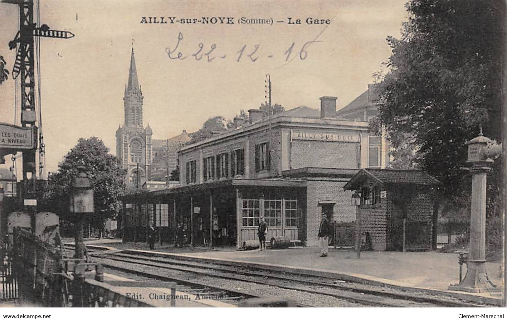 AILLY SUR NOYE - La Gare - Très Bon état - Ailly Sur Noye