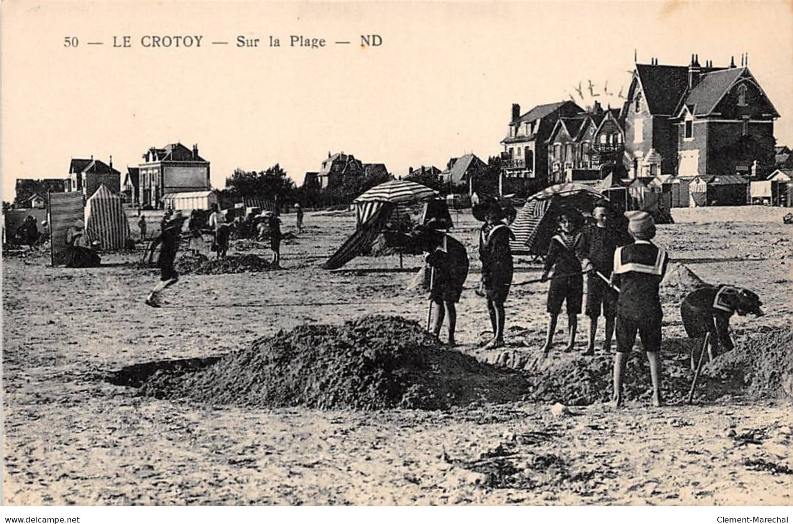 LE CROTOY - Sur La Plage - Très Bon état - Le Crotoy