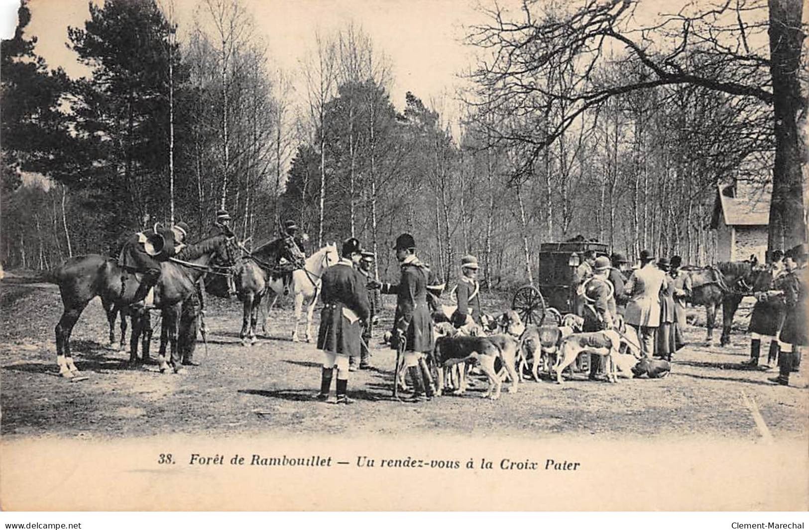 Forêt De RAMBOUILLET - Un Rendez Vous à La Croix Pater - état - Rambouillet
