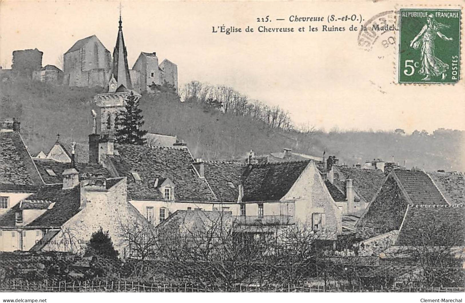 CHEVREUSE - L'Eglise De Chevreuse Et Les Ruines De La Madeleine - Très Bon état - Chevreuse