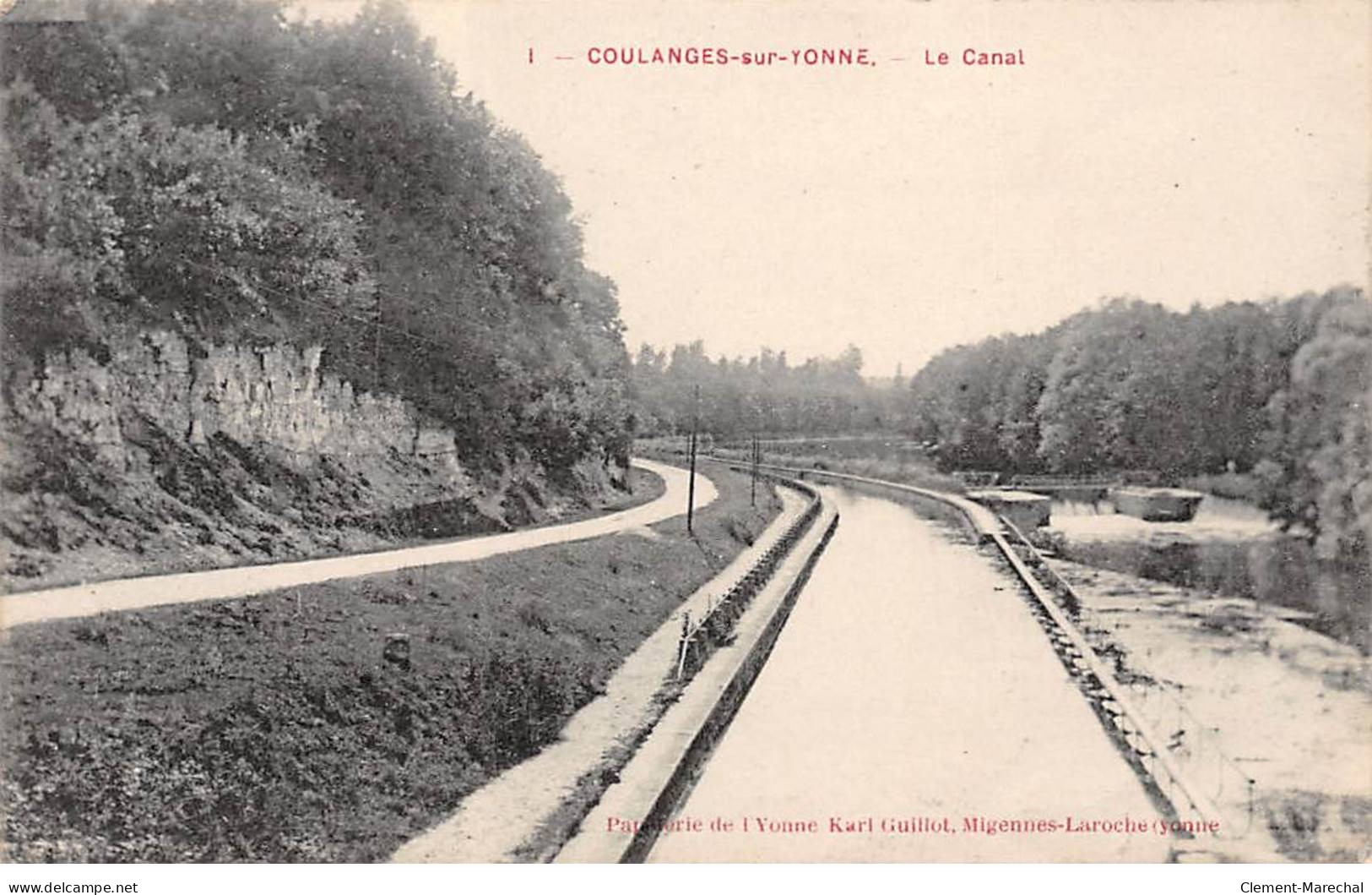 COULANGES SUR YONNE - Le Canal - Très Bon état - Coulanges Sur Yonne