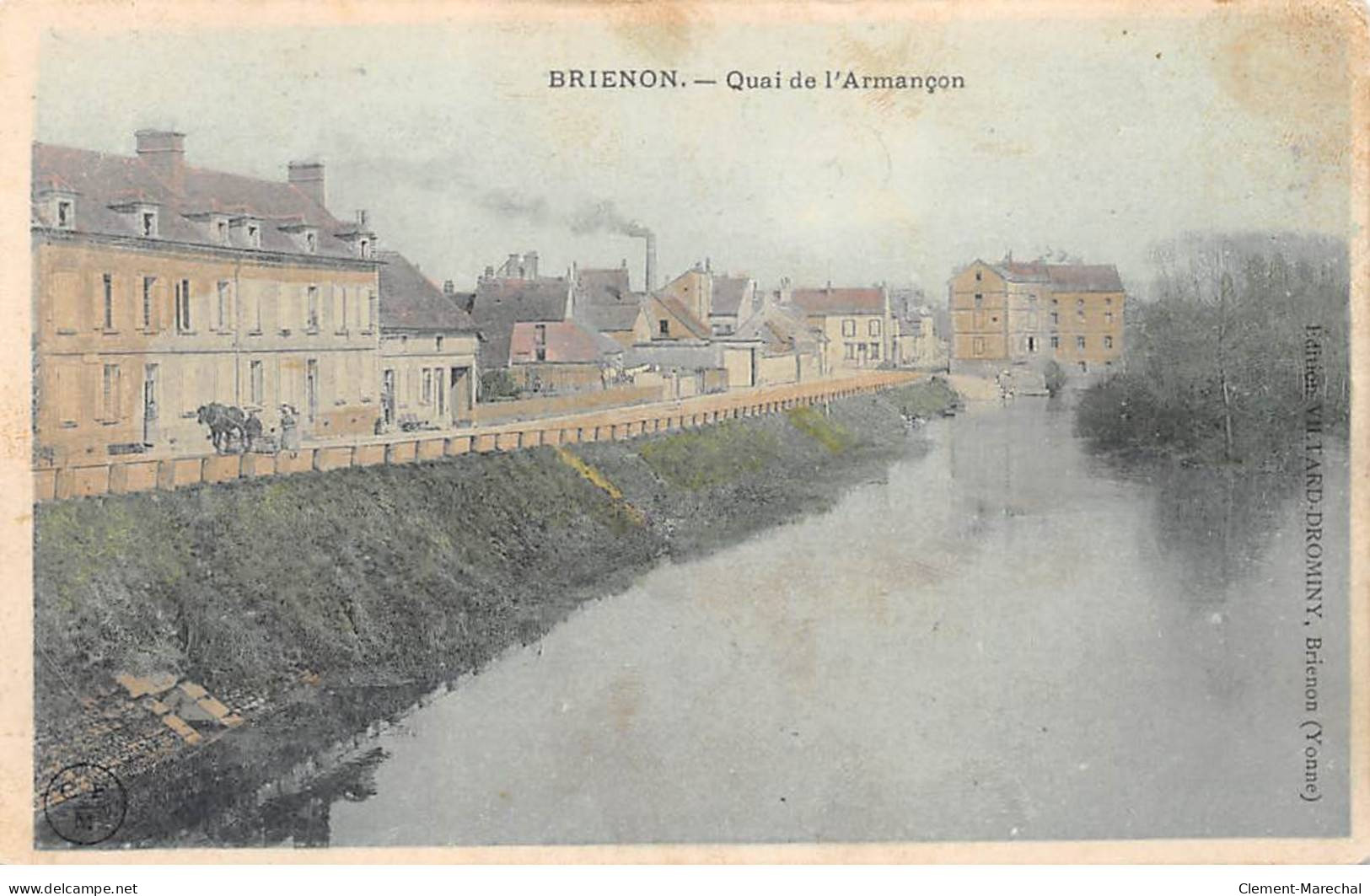 BRIENON - Quai De L'Armançon - état - Brienon Sur Armancon