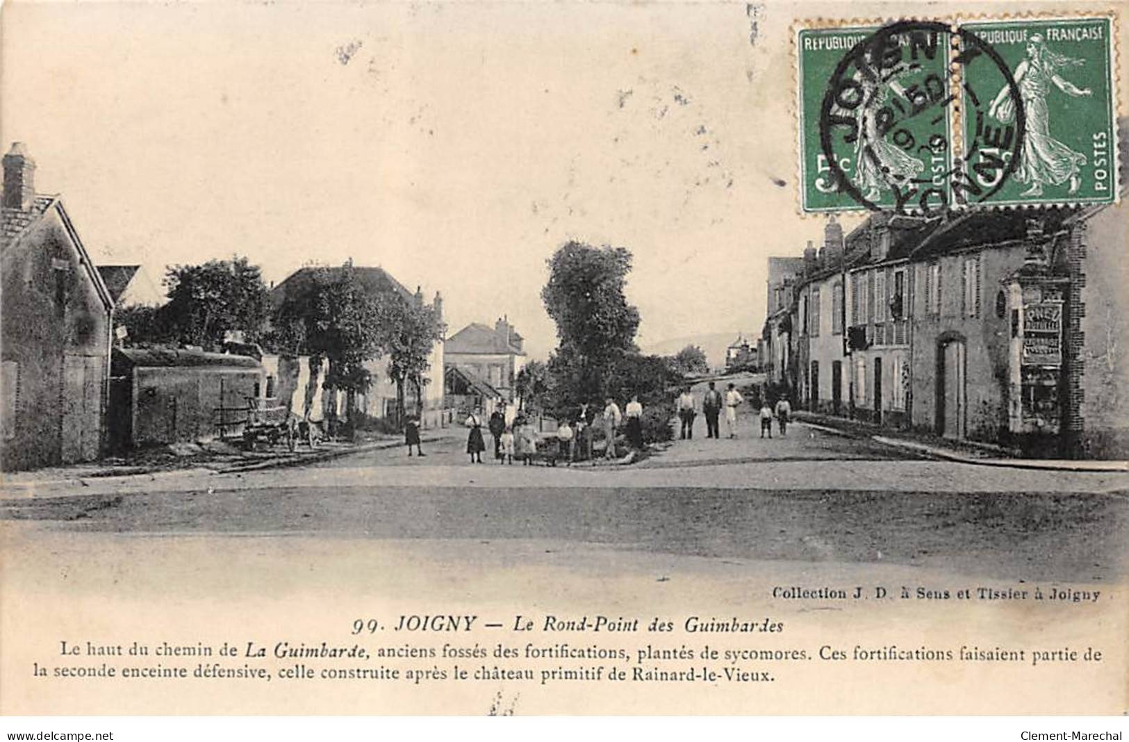 JOIGNY - Le Rond Point Des Guimbardes - Très Bon état - Joigny