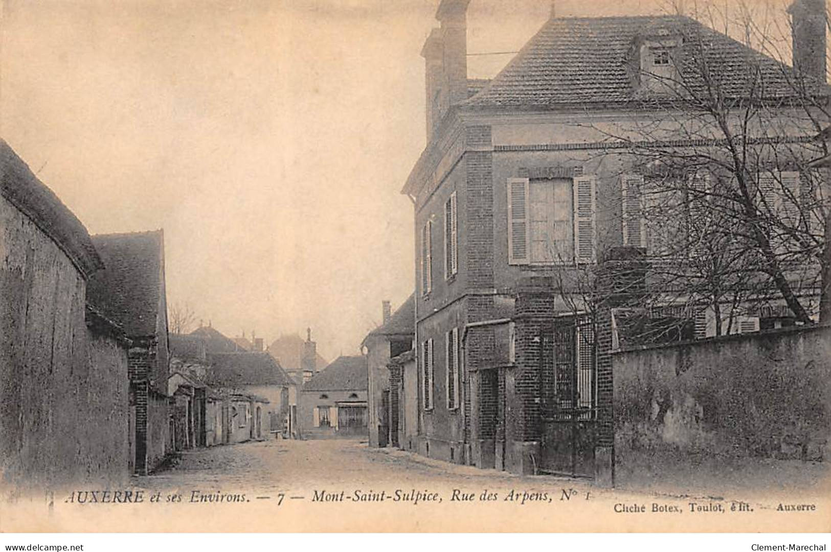 AUXERRE Et Ses Environs - MONT SAINT SULPICE - Rue Des Arpens - Très Bon état - Auxerre