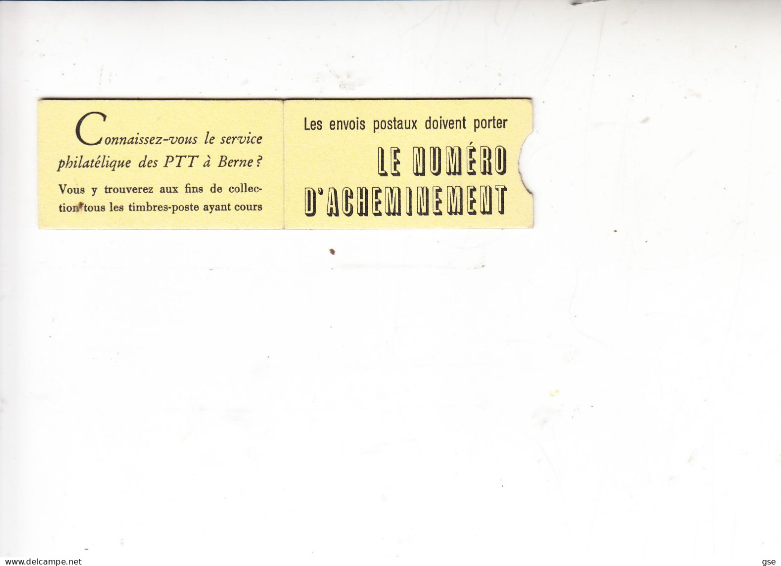SVIZZERA  1960 - Libretto Con 2 Esemplari - Neufs