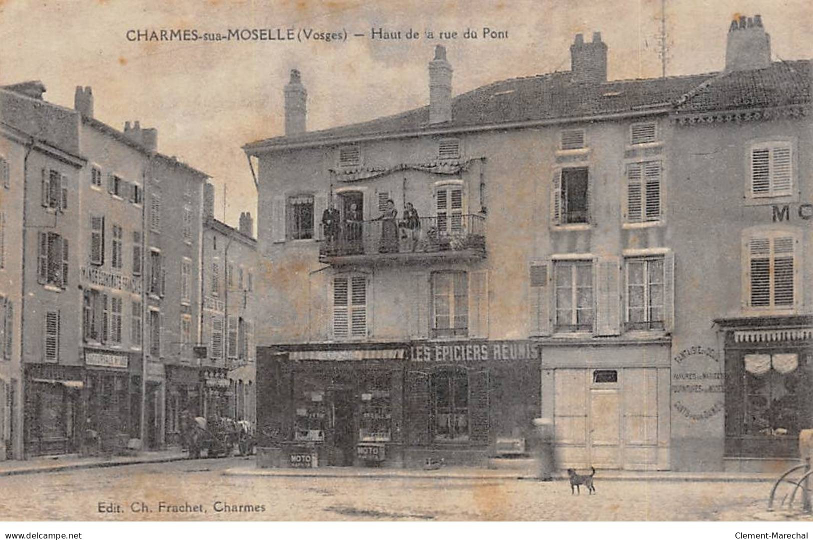 CHARMES SUR MOSELLE - Haut De La Rue Du Pont - Très Bon état - Charmes