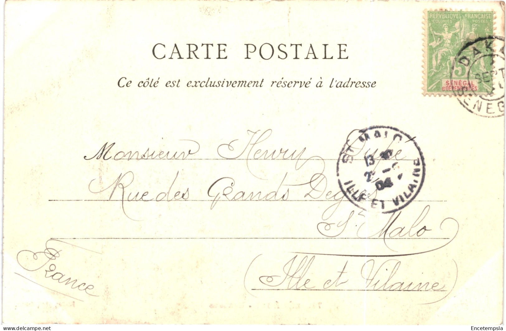 CPA Carte Postale Sénégal  Baobabs    1904  VM80927 - Sénégal