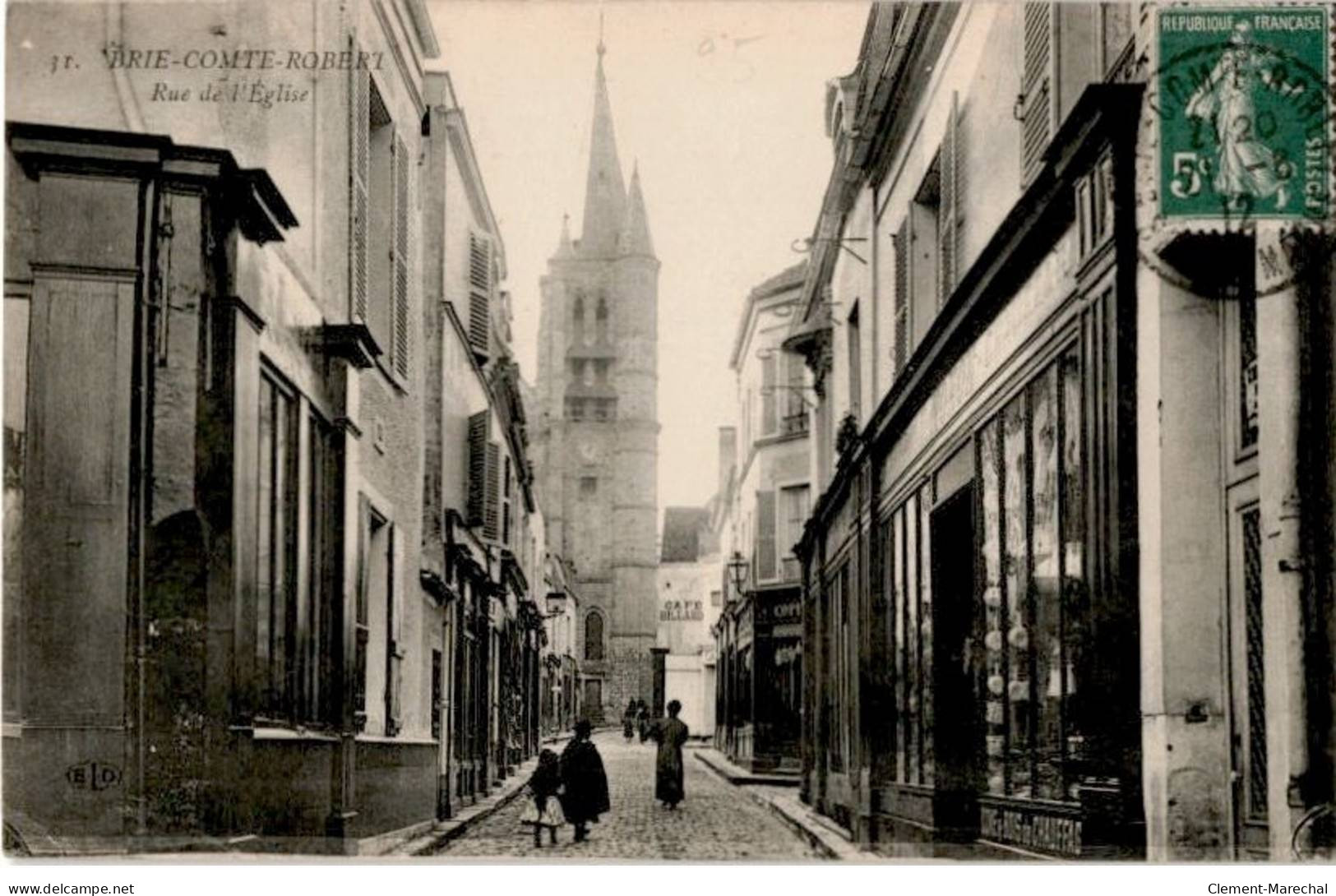 BRIE-COMTE-ROBERT: Rue De L'église -  état - Brie Comte Robert