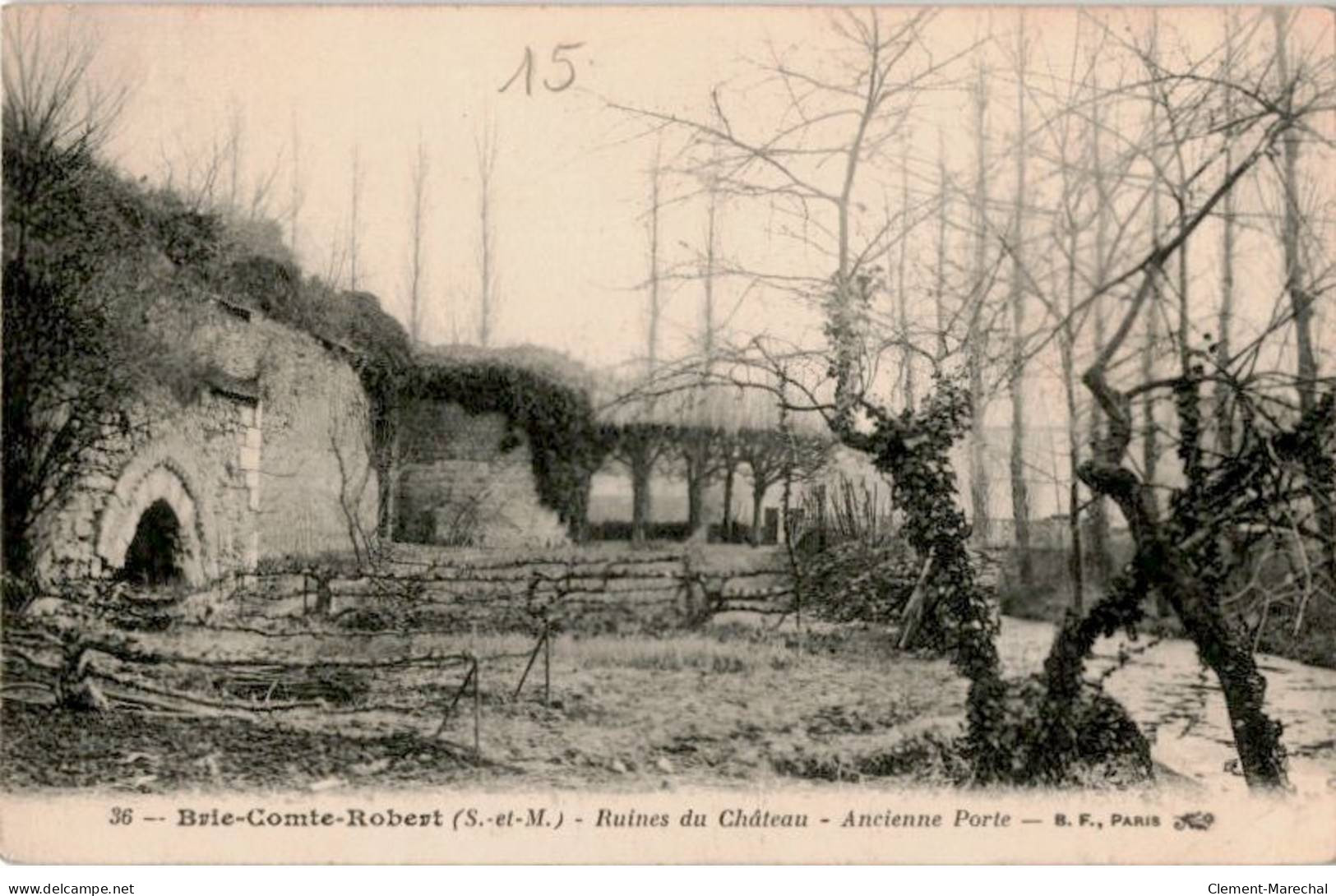 BRIE-COMTE-ROBERT: Ruines Du Château, Ancienne Porte - Très Bon état - Brie Comte Robert