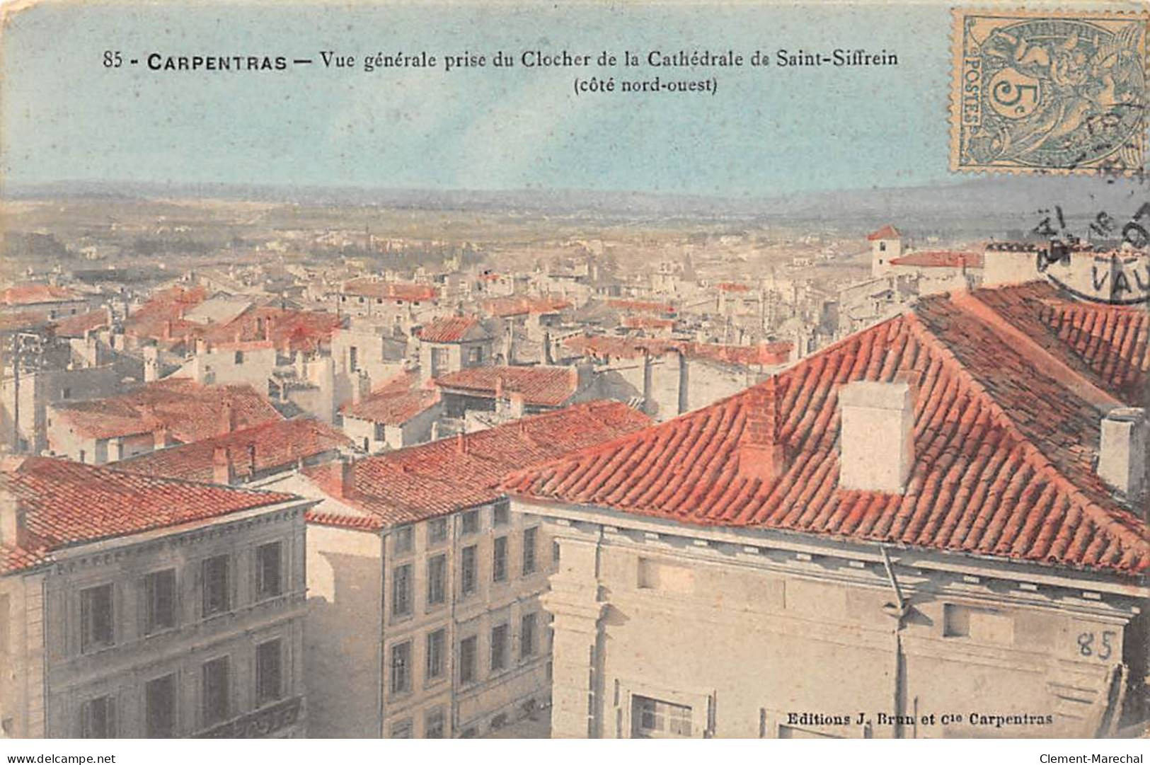 CARPENTRAS - Vue Générale Prise Du Clocher De La Cathédrale De Saint Siffein - Très Bon état - Carpentras