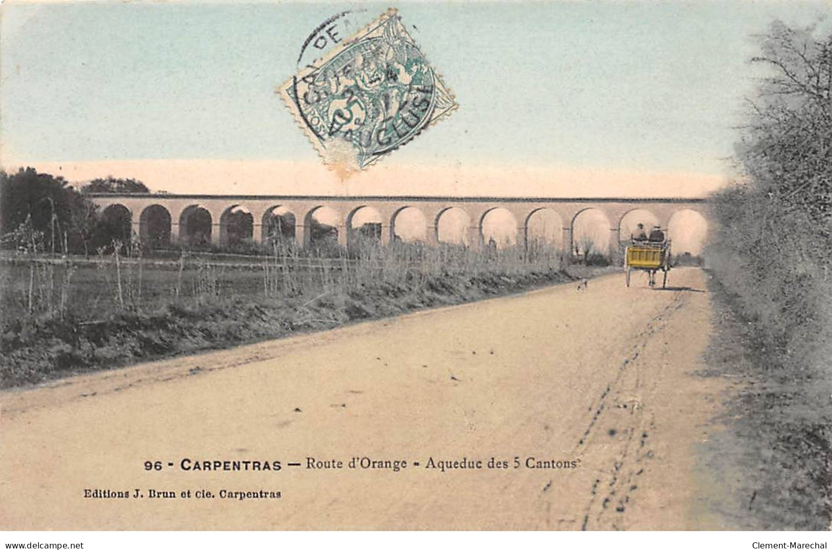 CARPENTRAS - Route D'Orange - Aqueduc Des 5 Cantons - Très Bon état - Carpentras