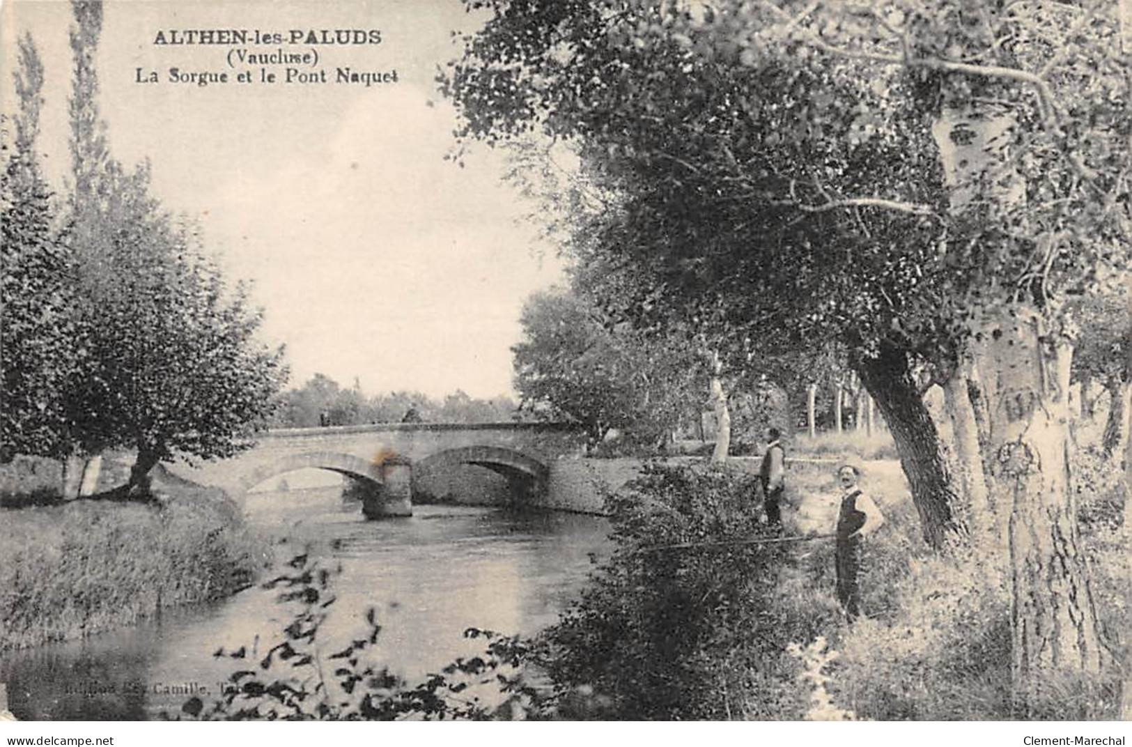 ALTHEN LES PALUDS - La Sorgue Et Le Pont Naquet - Très Bon état - Andere & Zonder Classificatie