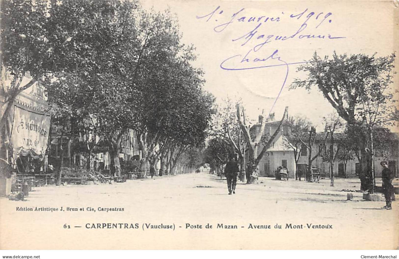 CARPENTRAS - Poste De Mazan - Avenue Du Mont Ventoux - Très Bon état - Carpentras