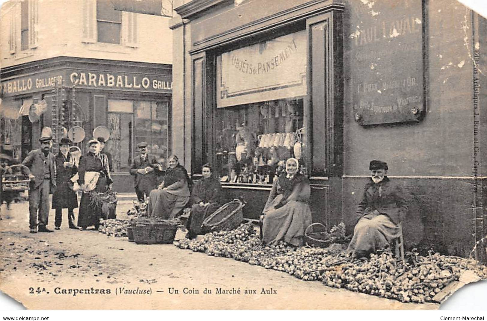 CARPENTRAS - Un Coin Du Marché Aux Aulx - état - Carpentras