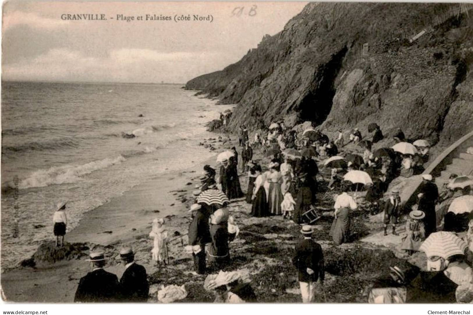 GRANVILLE: Plage Et Falaises (côté Nord) - Très Bon état - Granville