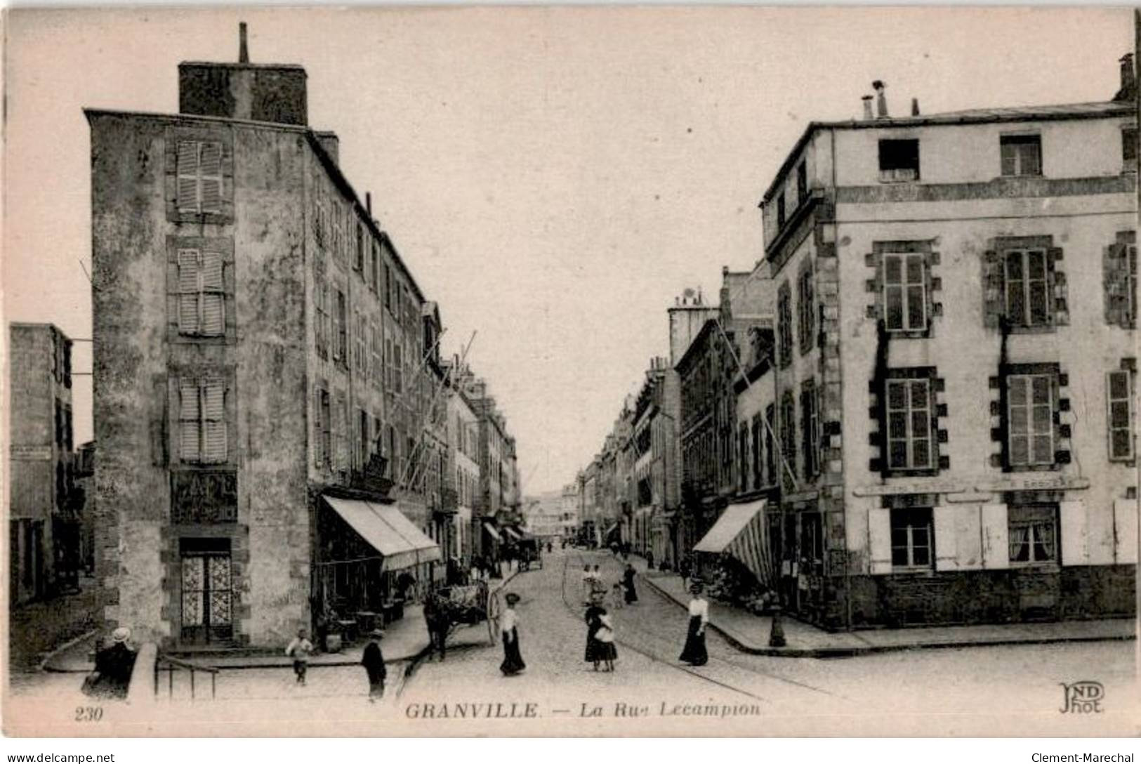 GRANVILLE: La Rue Lecampion - Très Bon état - Granville