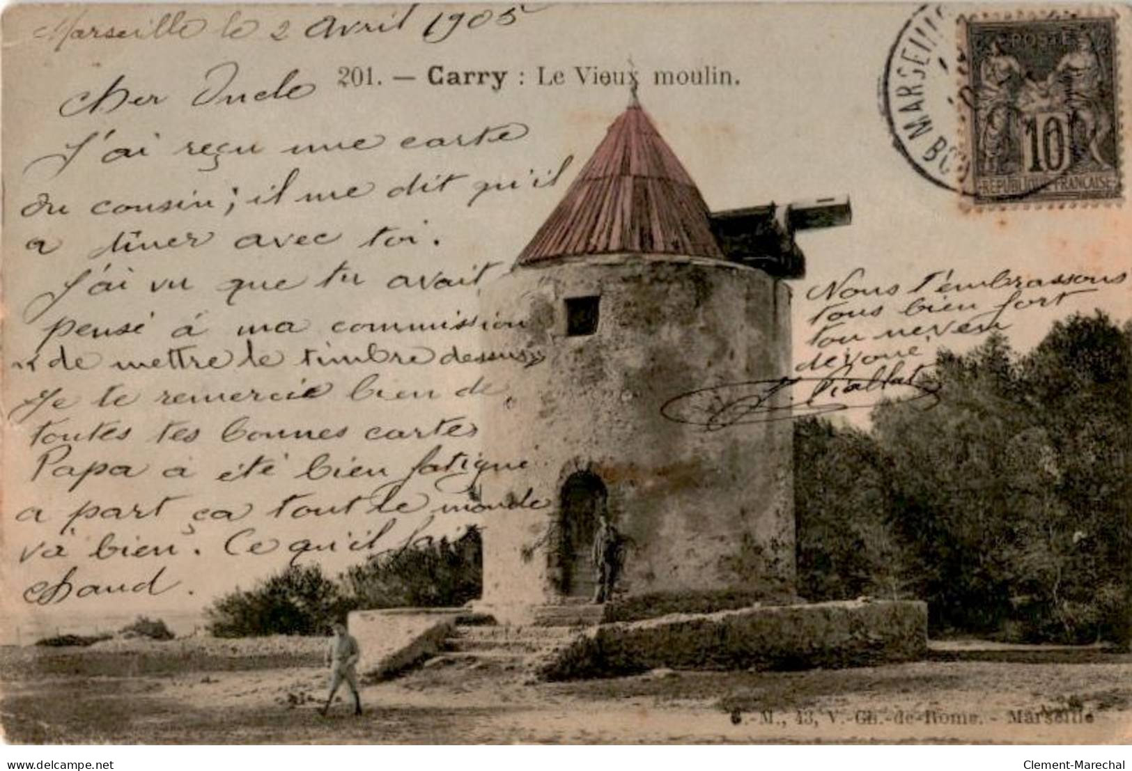 CARRY: Le Vieux Moulin - état - Carry-le-Rouet