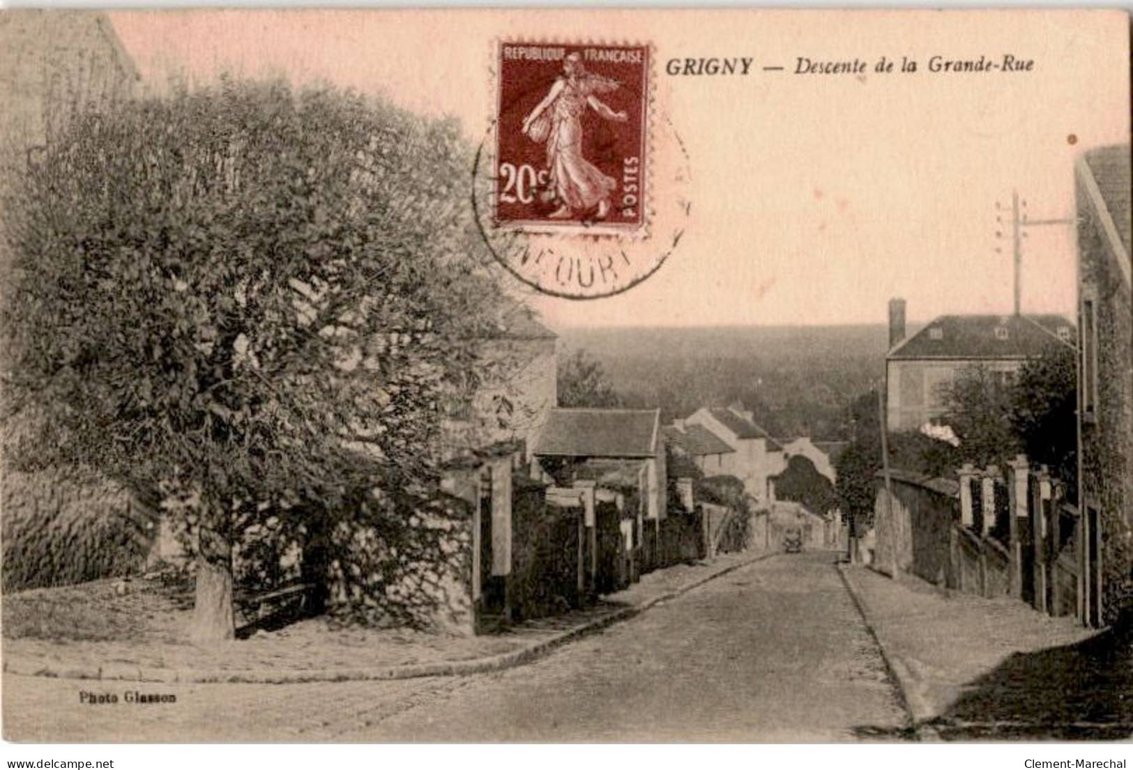 GRIGNY: Descente De La Grande Rue - Très Bon état - Grigny