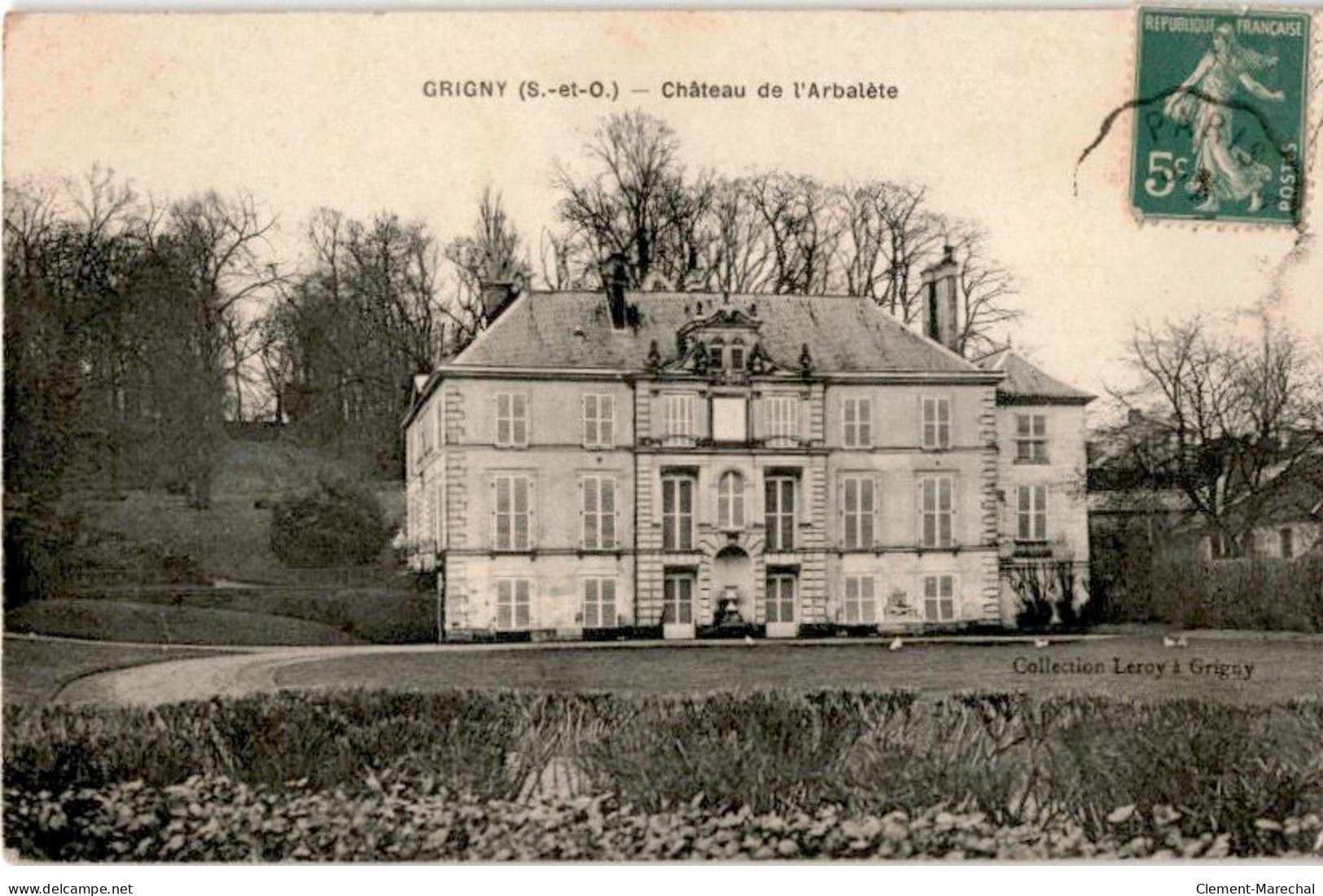 GRIGNY: Château De L'arbalète - état - Grigny