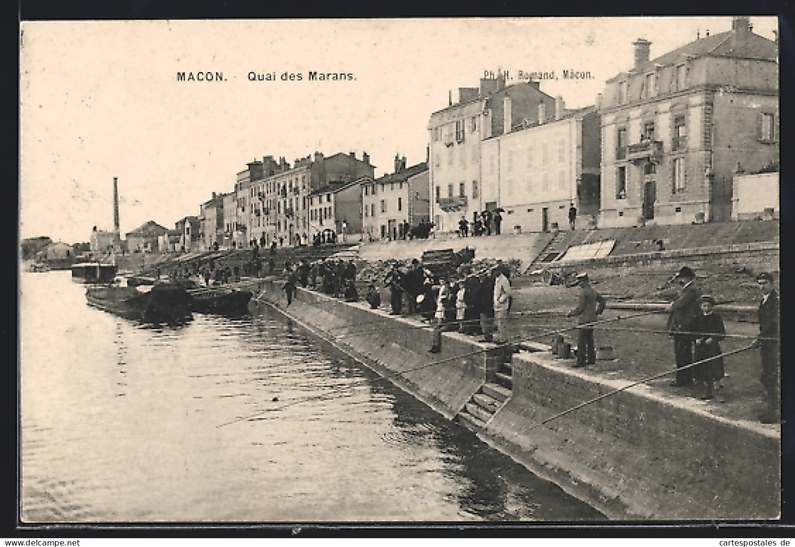 CPA Macon, Quai Des Marans  - Macon